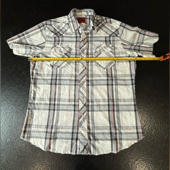 Rustler by Wrangler Western Pearl Snap Shirt – XL / XXL (XLong) - Picture 8 of 16
